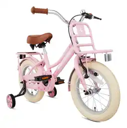 Decathlon SuperSuper Cooper Bamboo Kinderfiets - 20 inch - Roze aanbieding