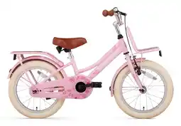 Decathlon SuperSuper Cooper Bamboo Kinderfiets - 20 inch - Roze aanbieding