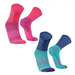 Decathlon Compressiekousen hardlopen marathon tennis padel sport fiets sokken heren dames aanbieding