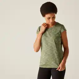 Decathlon T-shirt Korte Mouwen Hiking Dames Textuurpatroon aanbieding