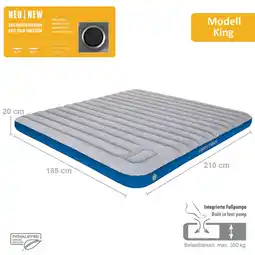 Decathlon Luchtbed Cross Beam XL camping gastenbed King aanbieding