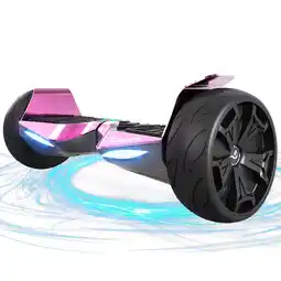 Decathlon Hoverboard Gyropode 8.5 LED-verlichting Bluetooth met APP EV5 Roze aanbieding
