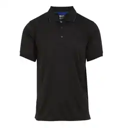 Decathlon Herenpolo met korte mouwen (Zwart/Nieuw Royal) aanbieding
