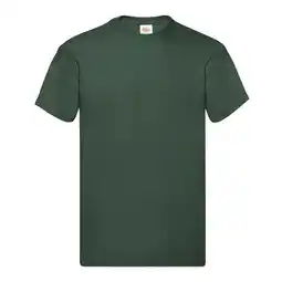 Decathlon Unisex Origineel Katoenen Tshirt voor volwassenen (Fles groen) aanbieding