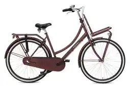 Decathlon Popal Daily Dutch Basic+ N3 Transportfiets - Stadsfiets - Dames - Oak Red aanbieding