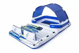 Decathlon Bestway Drijfeiland tropical breeze 389x274 cm 43105 aanbieding