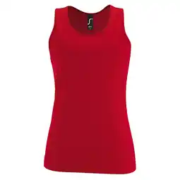 Decathlon Dames Sporty Tank Top (Rood) aanbieding
