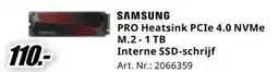 MediaMarkt SAMSUNG PRO Heatsink PCIe 4.0 NVMe M.2-1 TB aanbieding
