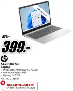 MediaMarkt 14-em0027nb aanbieding