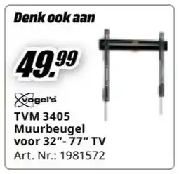 MediaMarkt TVM 3405 Muurbeugel voor 32 77 TV aanbieding