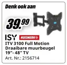 MediaMarkt ITV 3100 Full Motion Draaibare muurbeugel aanbieding