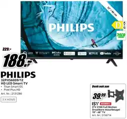MediaMarkt PHILIPS 32PHS6009/12 HD LED Smart TV • Titan Smart OS aanbieding