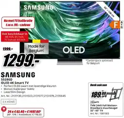MediaMarkt SAMSUNG 55590D OLED 4K Smart TV aanbieding