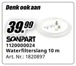 SCANPART 1120000024 Waterfilterslang 10 m