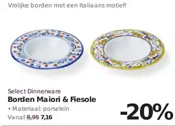 Hanos Select Dinnerware Borden Maiori & Fiesole aanbieding