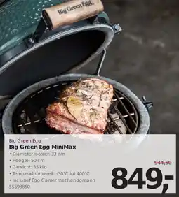 Hanos Big Green Egg MiniMax aanbieding