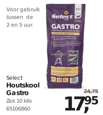 Hanos Select Houtskool Gastro aanbieding