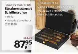 Homey's Tool For Life Steakmessenset Schiffmacher