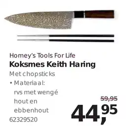 Hanos Homey's Tools For Life Koksmes Keith Haring aanbieding