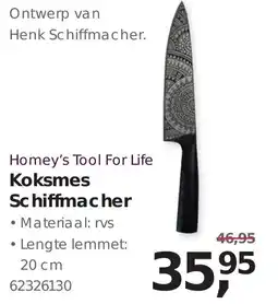 Homey's Tool For Life Koksmes Schiffmacher