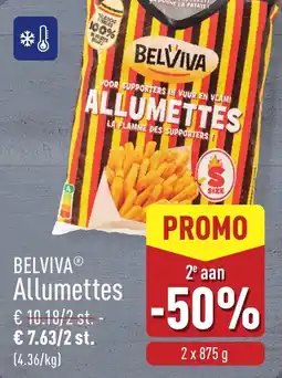 ALDI Belviva allumettes aanbieding