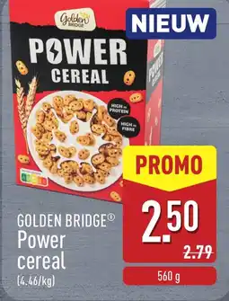 ALDI Golden bridge power cereal aanbieding