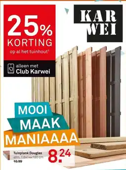 Karwei Tuinplank Douglas aanbieding
