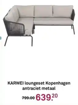Karwei Karwei Loungeset Kopenhagen aanbieding