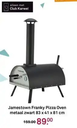 Karwei Jamestown Franky Pizza Oven aanbieding
