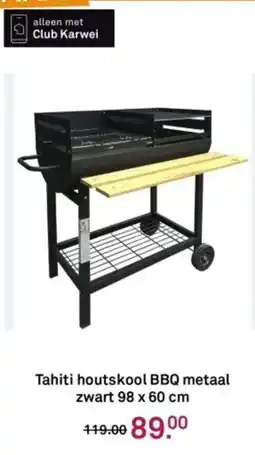 Tahiti Houtskool BBQ metaal