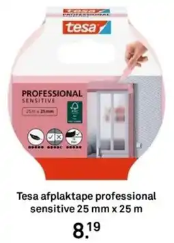 Karwei Tesa Afplaktape Professional Sensitive aanbieding