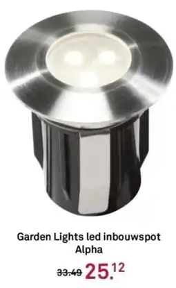 Karwei Garden Lights led inbouwspot Alpha aanbieding