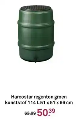 Karwei Harcostar regenton groen kunststof aanbieding