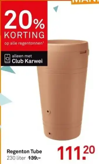Karwei Regenton Tube aanbieding