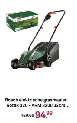 Karwei Bosch elektrische grasmaaier Rotak aanbieding