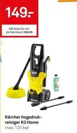 Karwei Kärcher hogedruk- reiniger K3 Home aanbieding