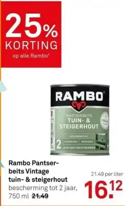 Karwei Rambo Pantserbeits Vintage tuin- & steigerhout aanbieding