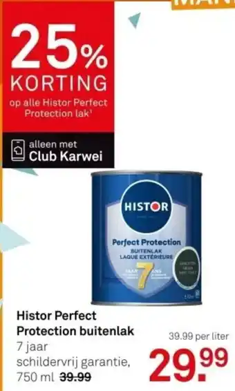 Karwei Histor Perfect Protection buitenlak aanbieding