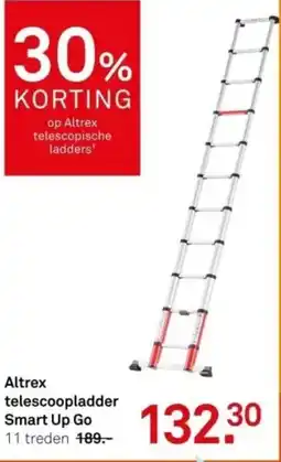 Karwei Altrex telescoopladder Smart Up Go aanbieding