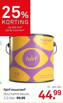 Karwei fairf muurverf aanbieding