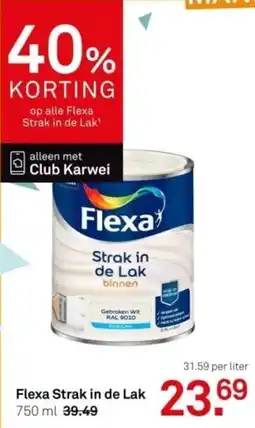 Karwei Flexa Strak in de Lak aanbieding