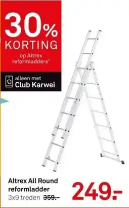 Karwei Altrex All Round reformladder aanbieding