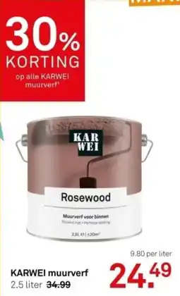 Karwei Karwei muurverf aanbieding