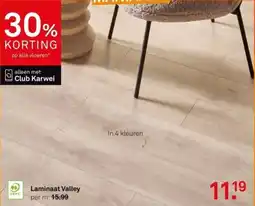 Karwei Laminaat Valley aanbieding