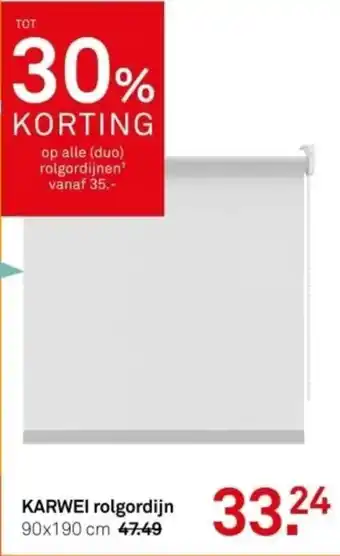 Karwei Karwei rolgordijn aanbieding