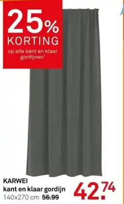 Karwei Karwei kant en klaar gordijn aanbieding