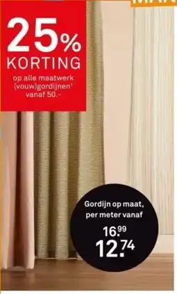 Karwei Gordijn op maat aanbieding