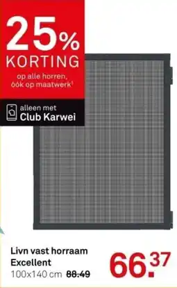 Karwei Livn vast horraam Excellent aanbieding