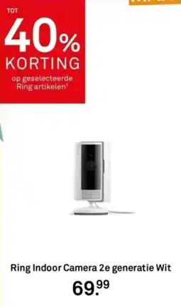 Karwei Ring Indoor Camera 2e generatie Wit aanbieding