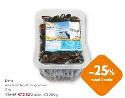 OKay Delta mosselen Royal hangcultuur 2 kg aanbieding
